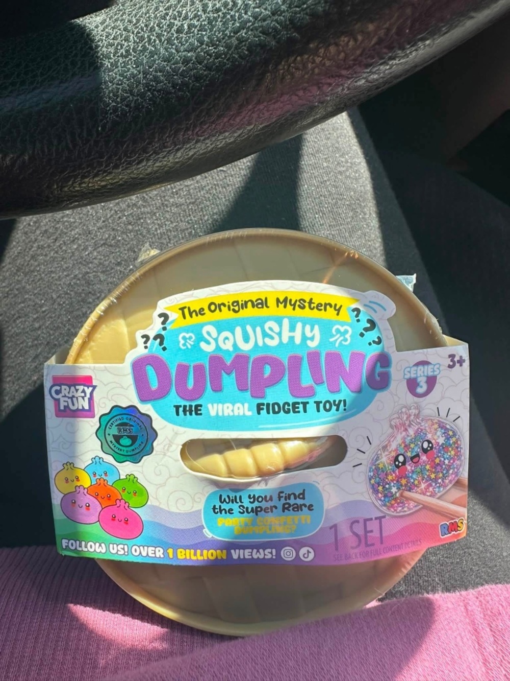 Unopened confirmed rare rms party confetti dumpling